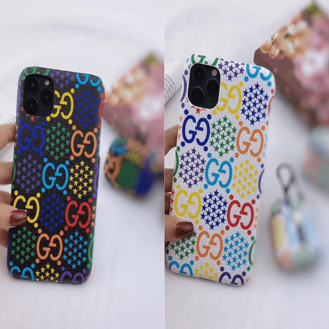 HypedEffects Leather gucci Iphone Cases for iPhone 15 | iPhone 16 | iPhone 17