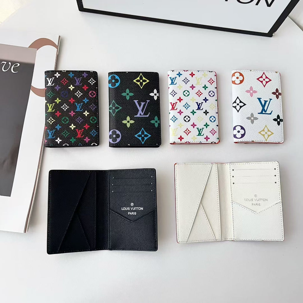 louis vuitton Multicolor Compact Wallet Card Holder