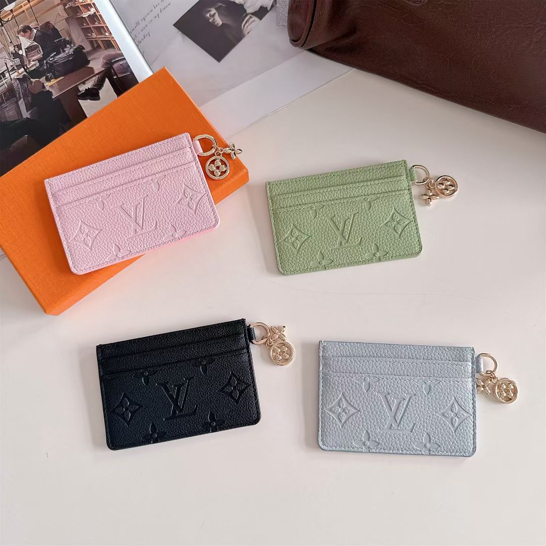 louis vuitton Embossed Monogram Wallet Card Holder