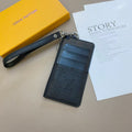 louis vuitton & gucci Luxury Zipper Card Holder Wallet with Wrist Strap
