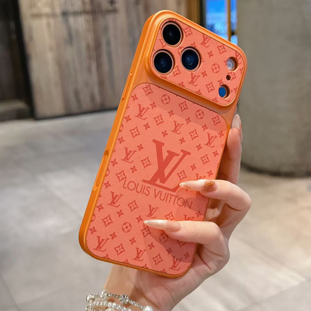 louis vuitton Inspired Monogram Phone Case for iPhone 14 to iPhone 17 Pro Max