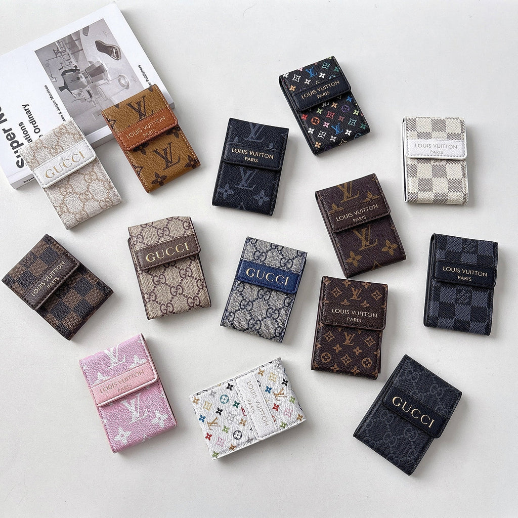 louis vuitton and gucci Wallet Card Holder Collection