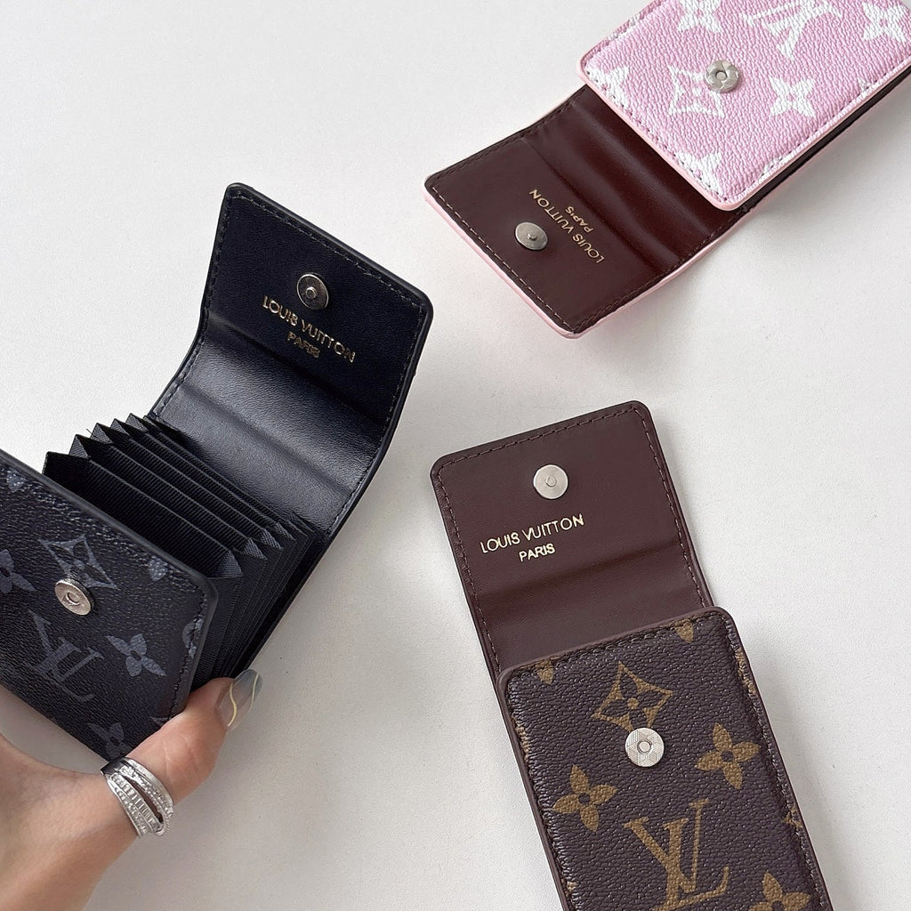 louis vuitton and gucci Wallet Card Holder Collection