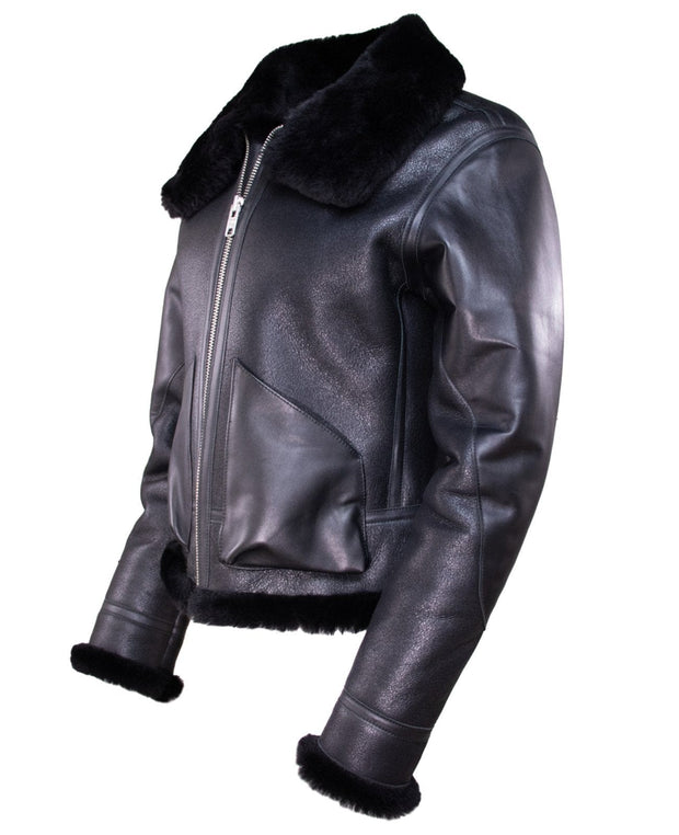 Women's Classic B-3 Shearling Bomber Jacket