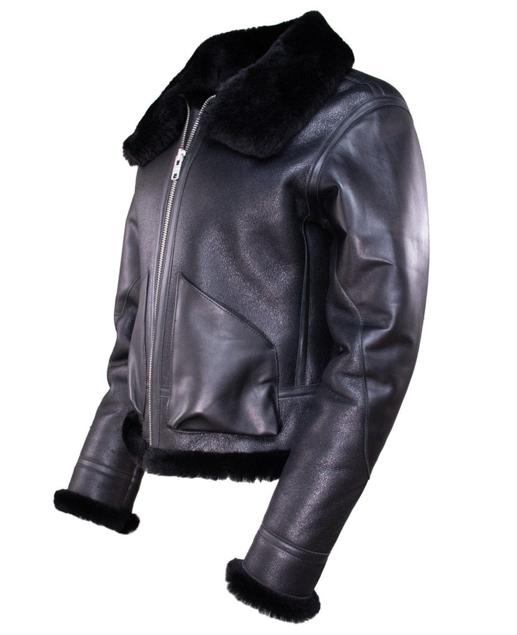 Women's Classic B-3 Shearling Bomber Jacket