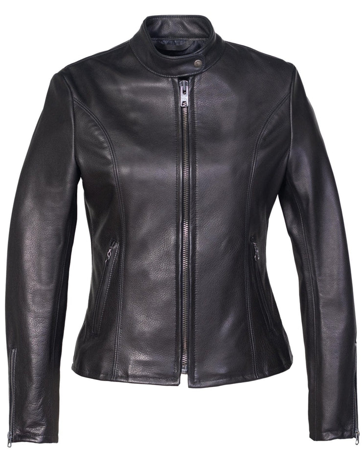Lightweight Cowhide Racer Leather Jacket