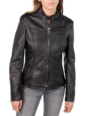 Lightweight Cowhide Racer Leather Jacket