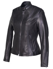 Lightweight Cowhide Racer Leather Jacket