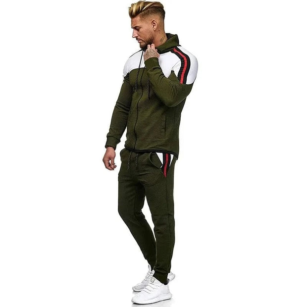 Men's Hoodie Jacket & Pants Tracksuit