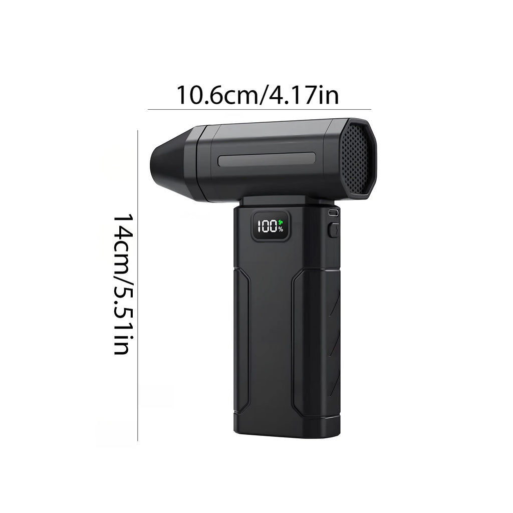 Powerful Air Blower 5-Speed Handheld Portable Dust Blower Electric Dryer 6000mAh Rechargeable for Air Bed Snow Removal Outdoor