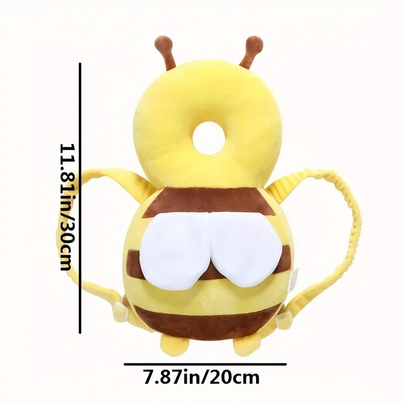 Head Back Protector Baby Protect Pillow Learn Walk Head Protector Cushion Anti Fall Backward Cap Carry Cartoon Kids Safe Bibi