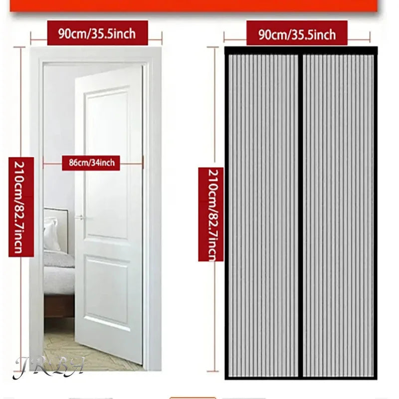 Window Mosquito Curtain, Gauze Window Screen, Automatic Door Lock, Home Ventilation Curtain, Magnetic Mesh Cover