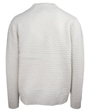 Zig-Zag Patterned Knit Sweater