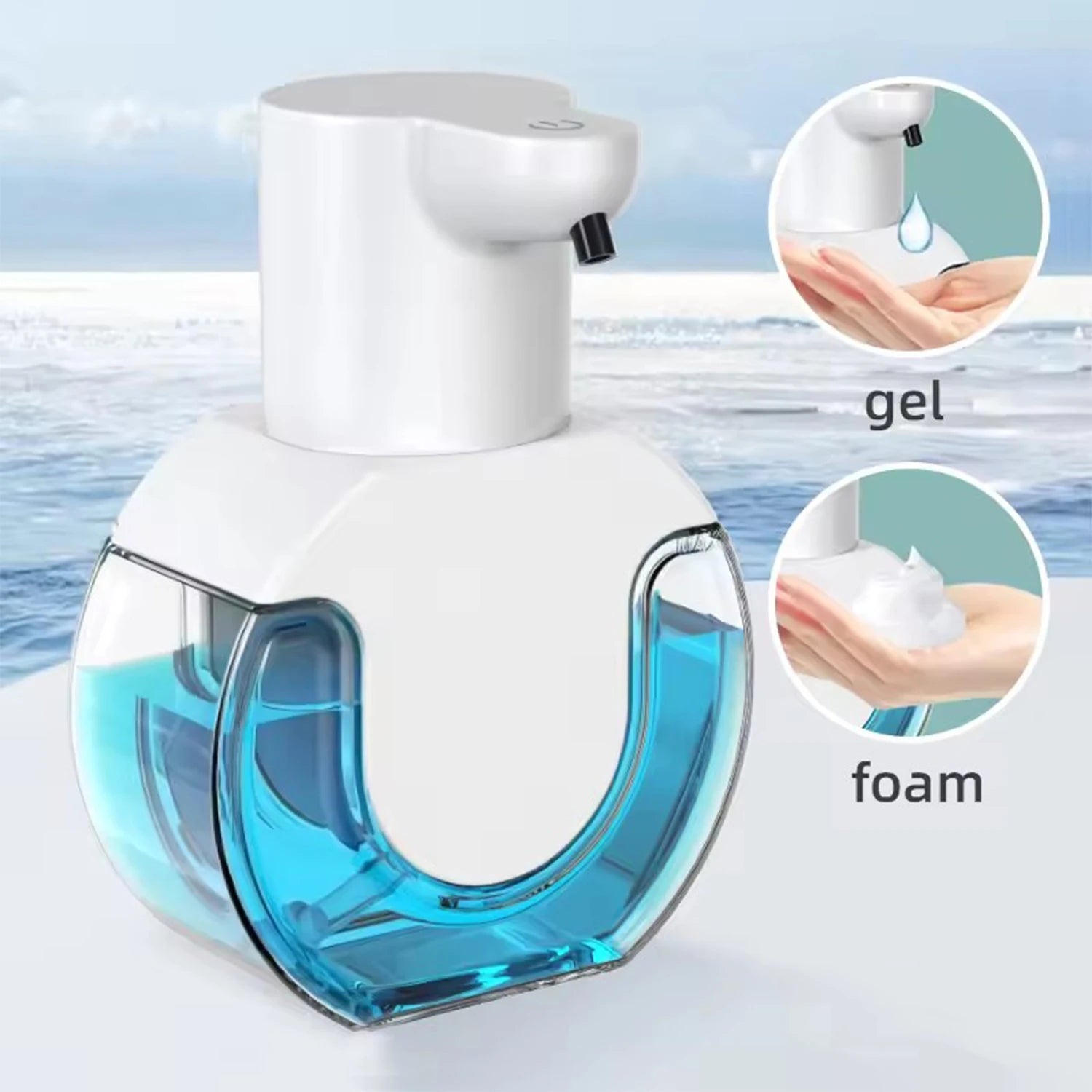 New Wall Mounted Automatic Soap Dispenser Foam Smart Hand Washing Machine 500ml Liquid Rechargeable Bathroom Induction Sensor
