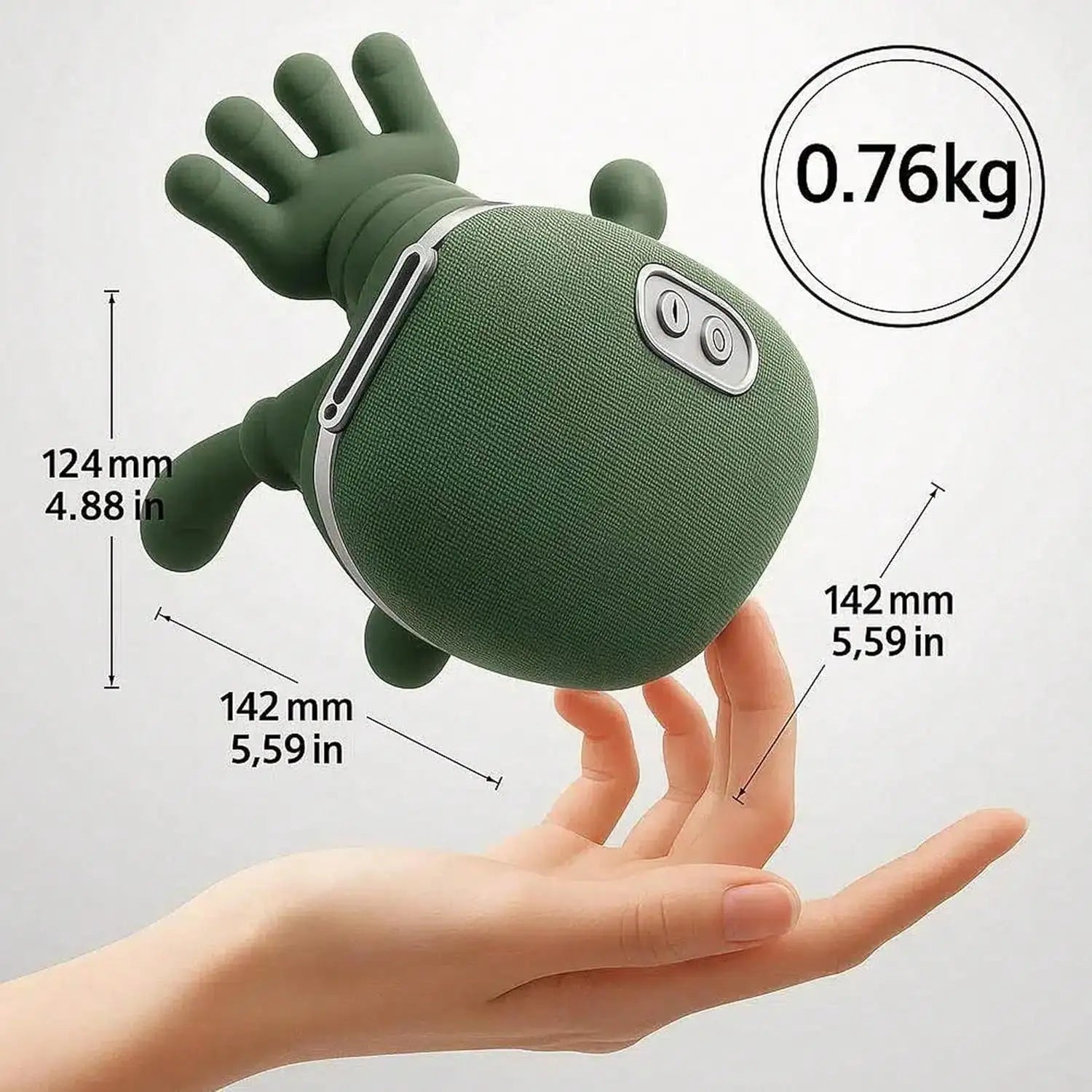 2026 Upgraded 4D Neck Massager With Heat, Portable Finger-Press Neck And Shoulder Massager, Simulates Deep Kneading Massage Like Human Hands,Relieve Muscle Tension, Suitable For The Whole Body