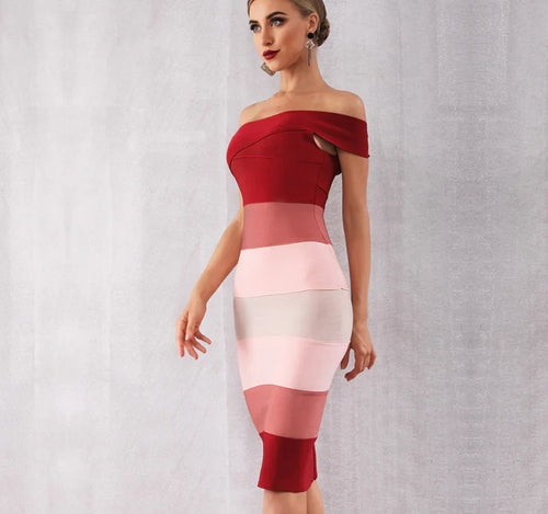 Sexy Bandage Strap Dress – Women's Bodycon Style