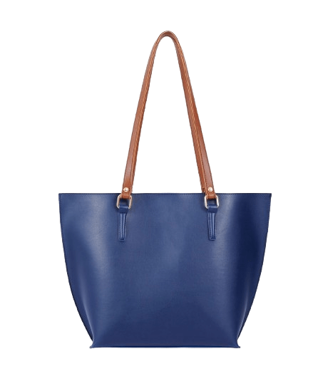 Looopix Blue Stripe Accent Tote Bag