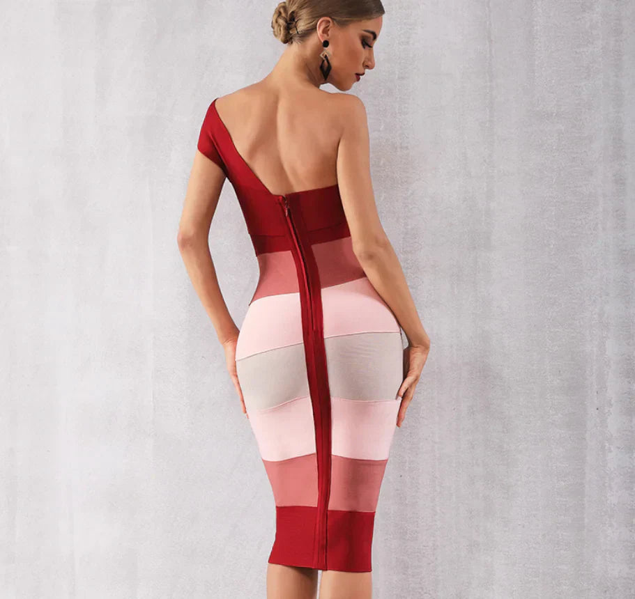 Sexy Bandage Strap Dress – Women's Bodycon Style