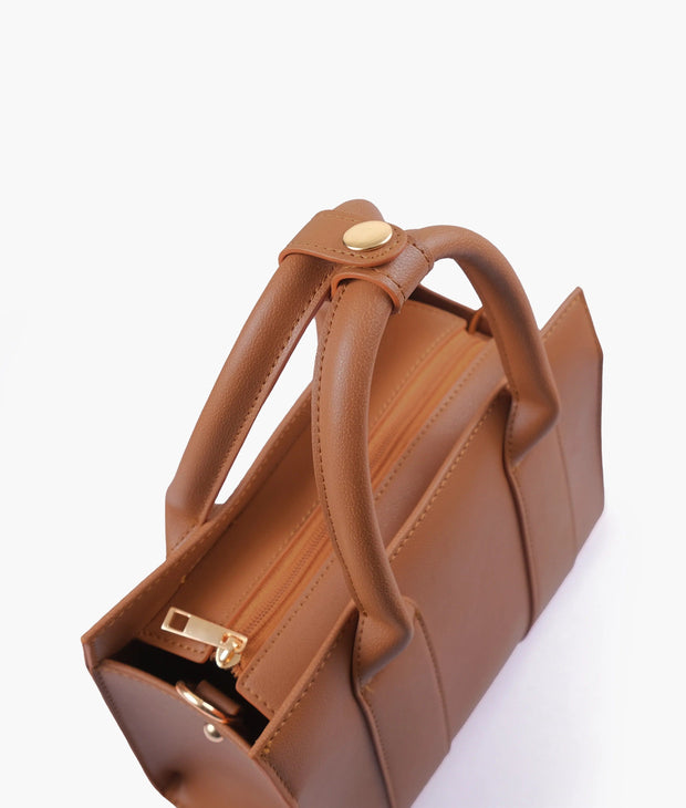 Tan Mini Tote Bag – Stylish & Versatile