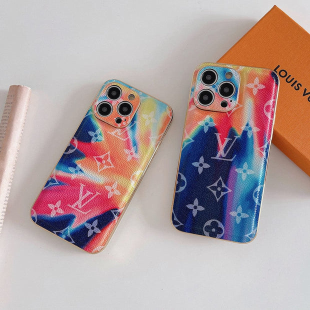 HypedEffects Bleach Rainbow Louis Vuitton Cases for iPhone 11, 12, 13, and 14 Pro Max