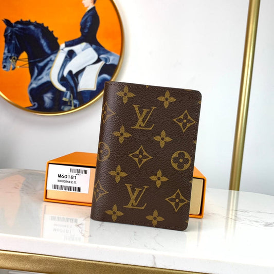 HypedEffects Brown louis vuitton Monogram Passport Holder