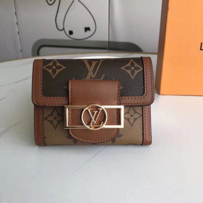 HypedEffects Brown Monogram Louis Vuitton Leather Wallet