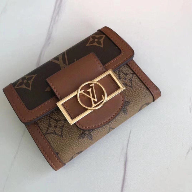 HypedEffects Brown Monogram Louis Vuitton Leather Wallet