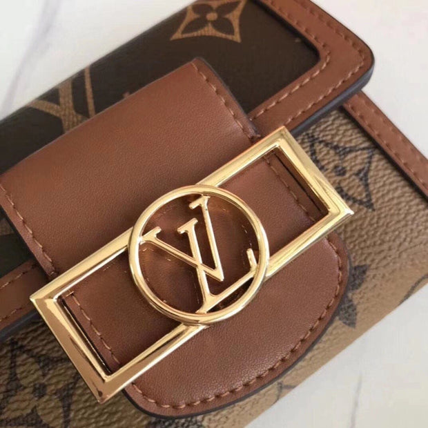 HypedEffects Brown Monogram Louis Vuitton Leather Wallet