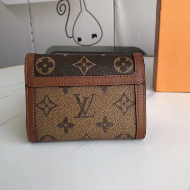 HypedEffects Brown Monogram Louis Vuitton Leather Wallet