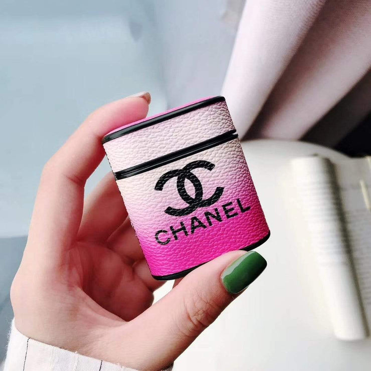 HypedEffects Chanel Airpods 1 & 2 Leather Case
