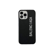 HypedEffects Classic Black Leather iPhone Cover