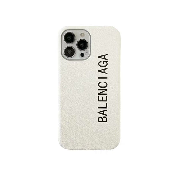 HypedEffects Classic Black Leather iPhone Cover