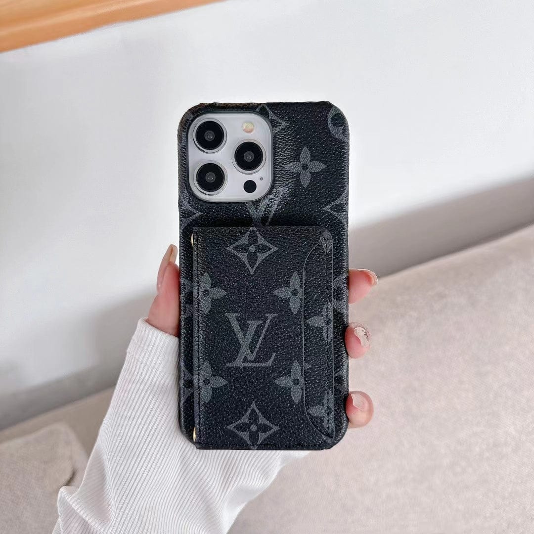 HypedEffects Classic louis vuitton iPhone 17 Case with Integrated Wallet