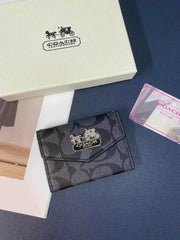 HypedEffects Coach Signature Card Holder Wallet with Horse and Carriage Logo