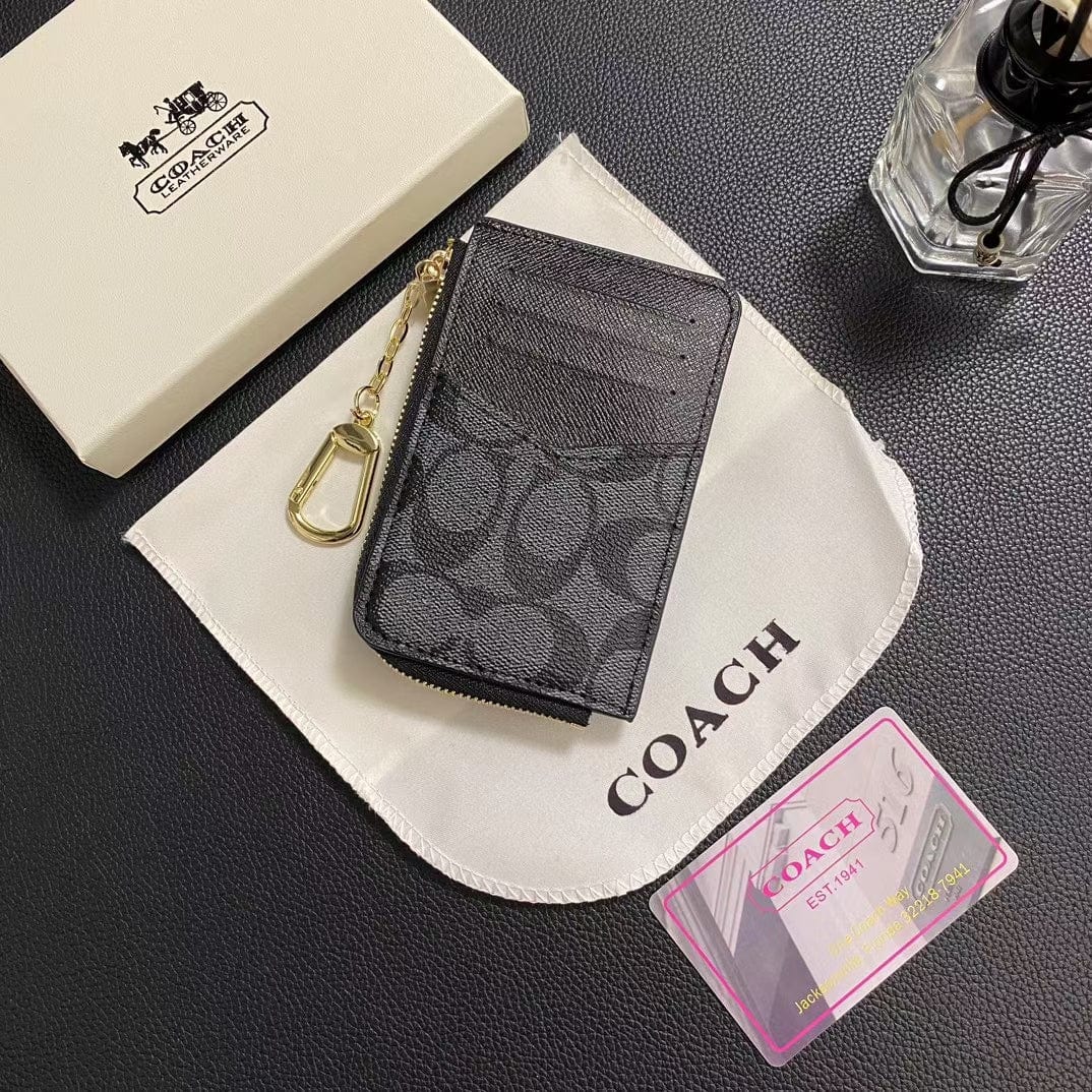 HypedEffects Coach Signature Mini Wallet with Chain