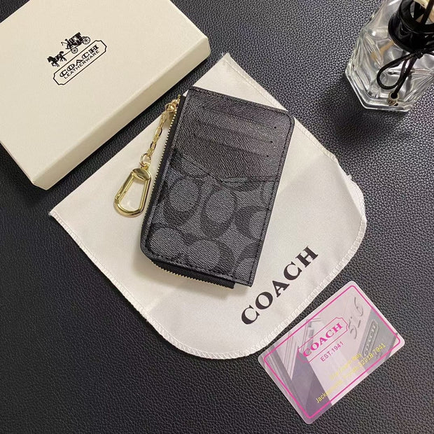 HypedEffects Coach Signature Mini Wallet with Chain