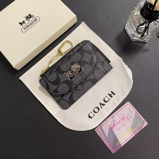HypedEffects Coach Signature Mini Wallet with Chain