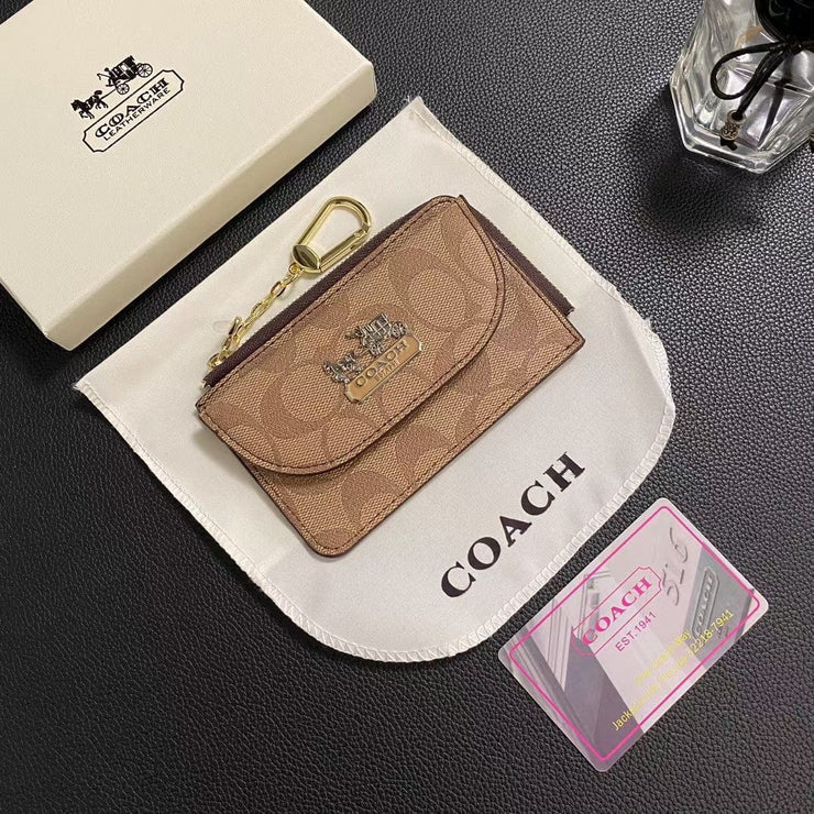 HypedEffects Coach Signature Mini Wallet with Chain