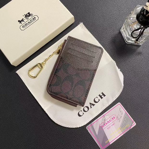 HypedEffects Coach Signature Mini Wallet with Chain