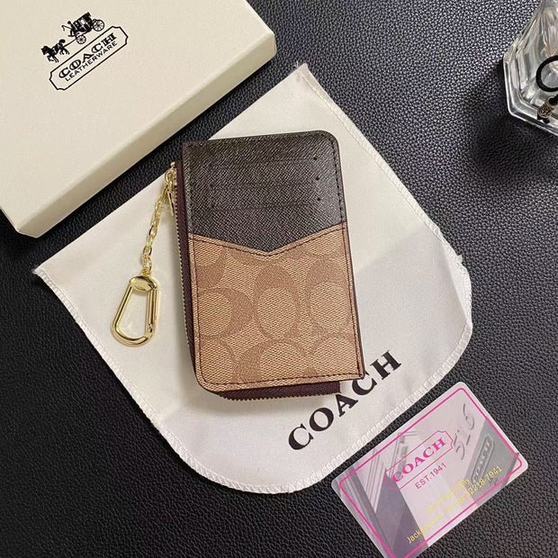 HypedEffects Coach Signature Mini Wallet with Chain
