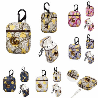HypedEffects Colorful Gucci Airpods 3 Case | Airpods 1 & 2 leather case