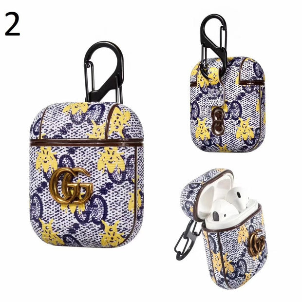 HypedEffects Colorful Gucci Airpods 3 Case | Airpods 1 & 2 leather case
