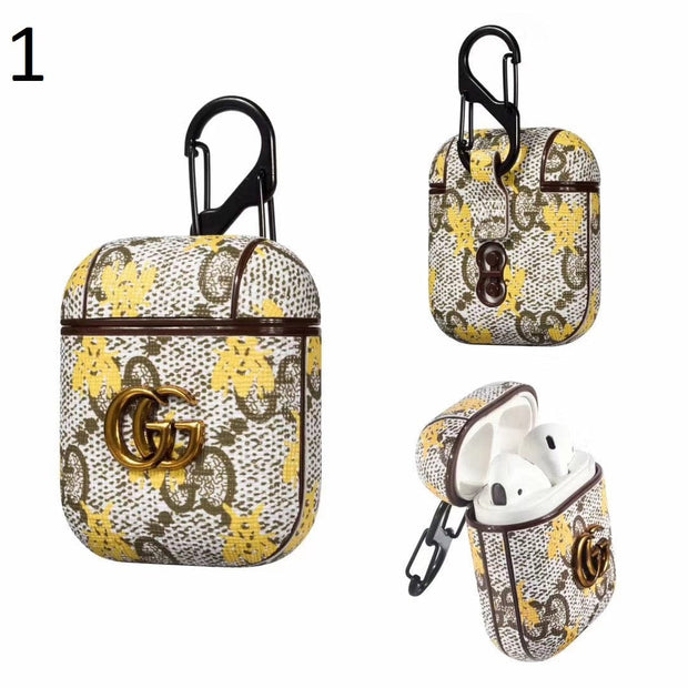 HypedEffects Colorful Gucci Airpods 3 Case | Airpods 1 & 2 leather case