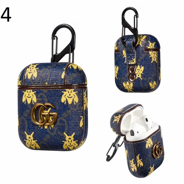 HypedEffects Colorful Gucci Airpods 3 Case | Airpods 1 & 2 leather case