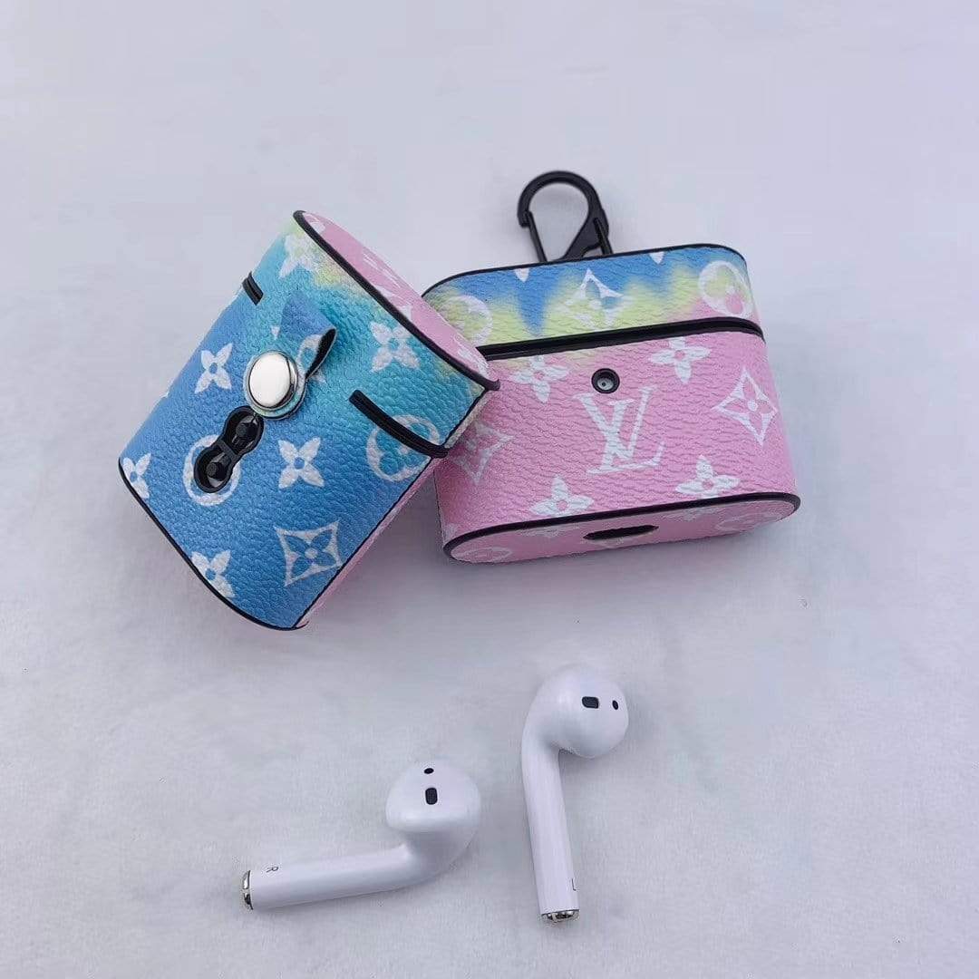 HypedEffects Colorful louis vuitton And gucci Airpods & Airpods Pro Leather Cases