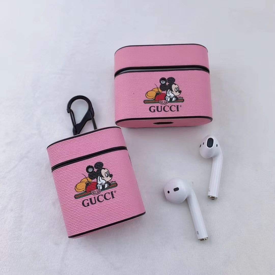 HypedEffects Colorful louis vuitton And gucci Airpods & Airpods Pro Leather Cases