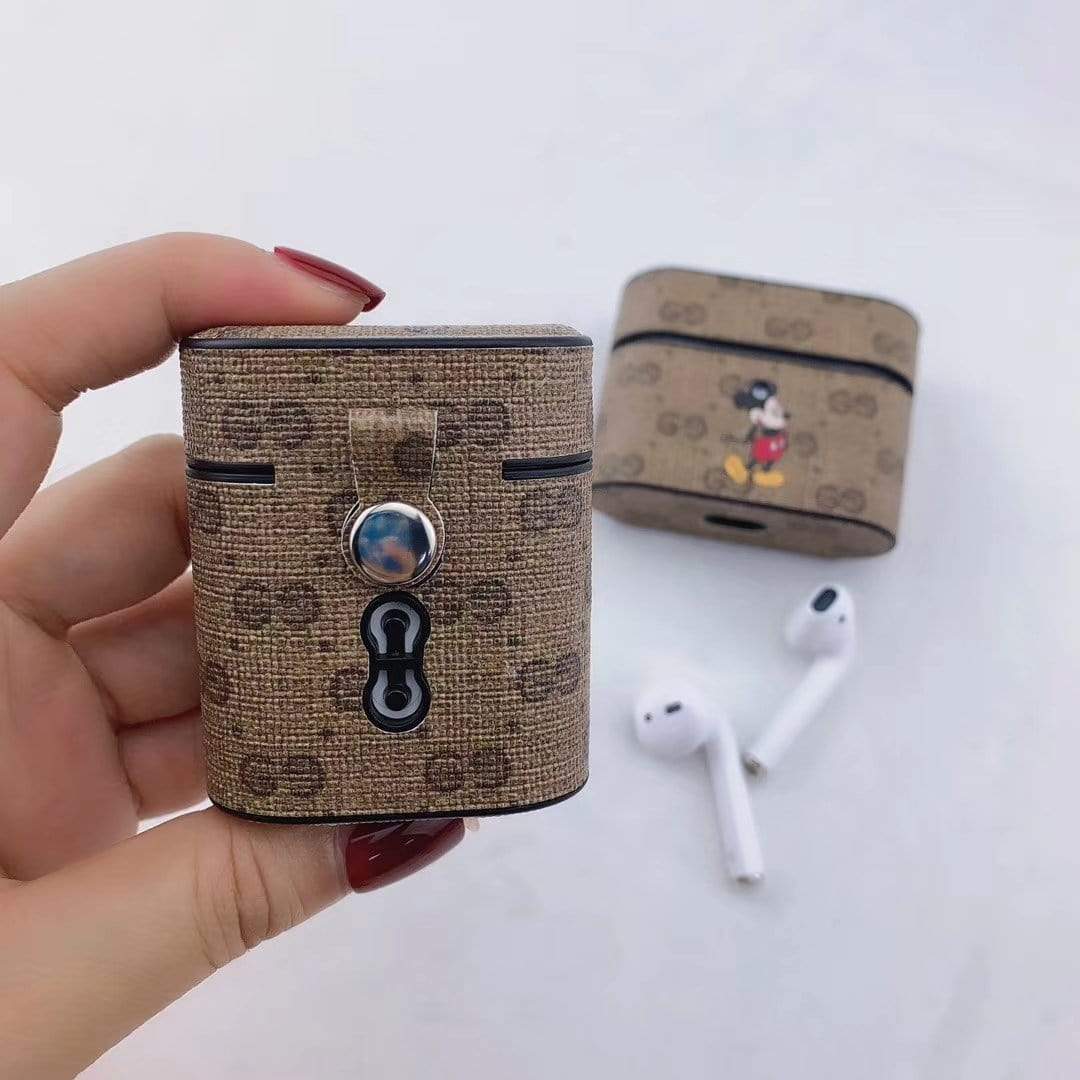 HypedEffects Colorful louis vuitton And gucci Airpods & Airpods Pro Leather Cases
