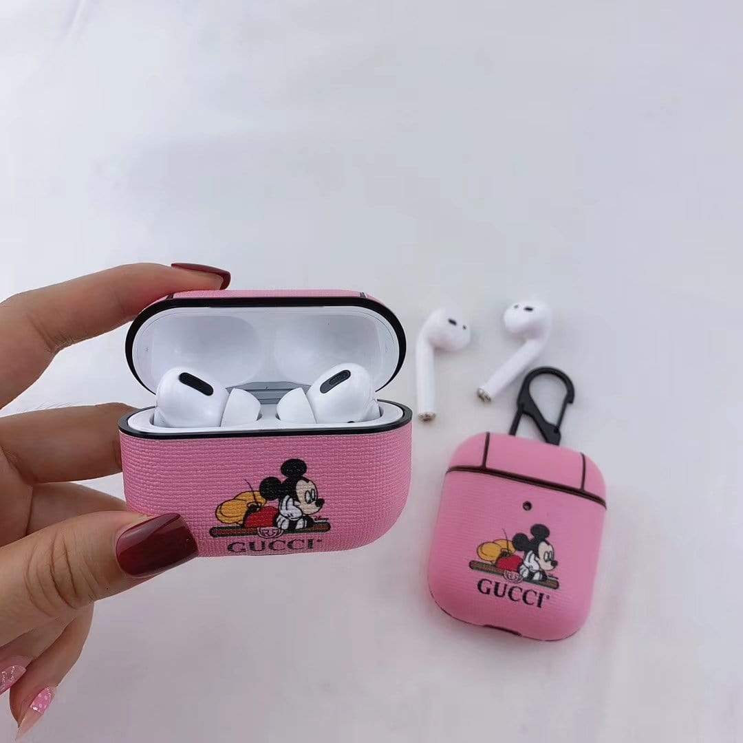 HypedEffects Colorful louis vuitton And gucci Airpods & Airpods Pro Leather Cases