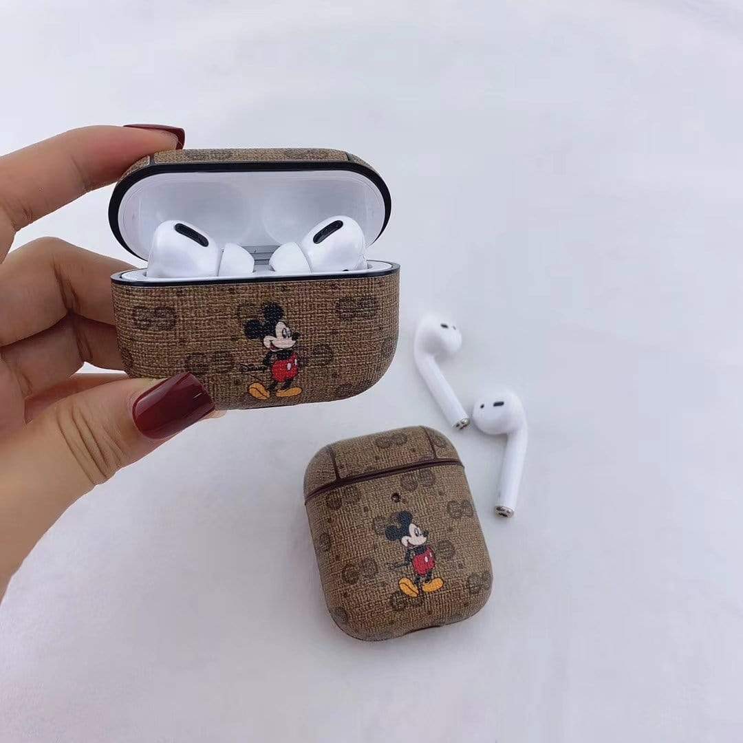 HypedEffects Colorful louis vuitton And gucci Airpods & Airpods Pro Leather Cases