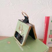 HypedEffects Dior Z Flip/Z Fold Phone Case with a Finger Ring | Samsung Cover